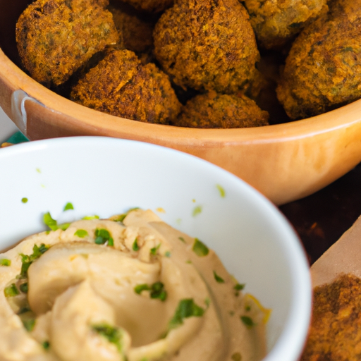 Recept na falafel s hummusem.