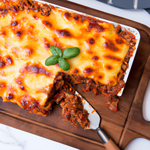 Lasagne bolognese s domácí pláty.