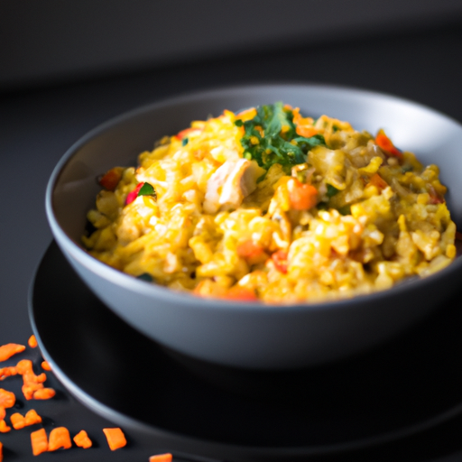 Rýžový pilaf s kari masem