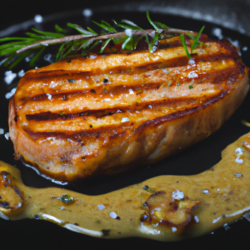 Koňakem prošpikovaný hovězí steak.