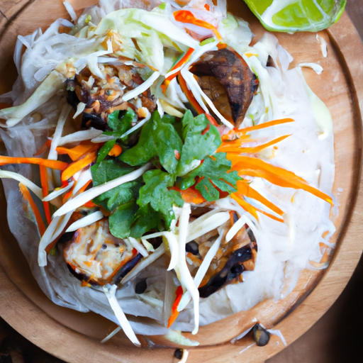 Bun cha – vietnamské grilované vepřové maso s nudlemi