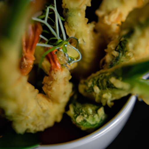 Tempura zelenina a krevety