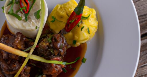 Gule Kambing – jehněčí kari s brambory