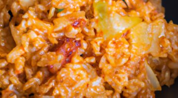 Kimchi fried rice s hovězím