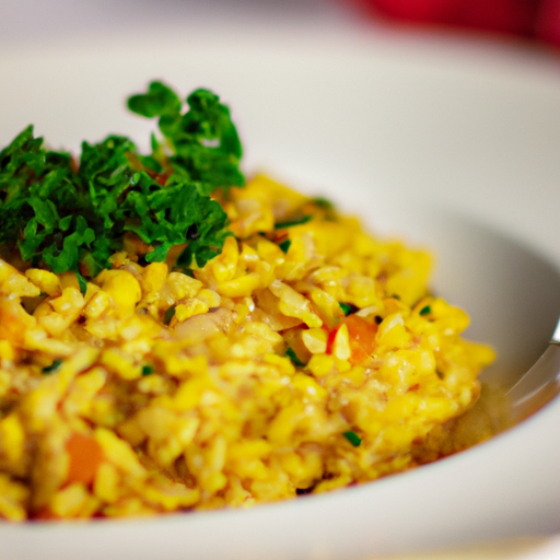 Risotto s houbami a šťavnatými rajčaty
