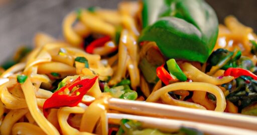 Kuřecí noodles s zeleninou