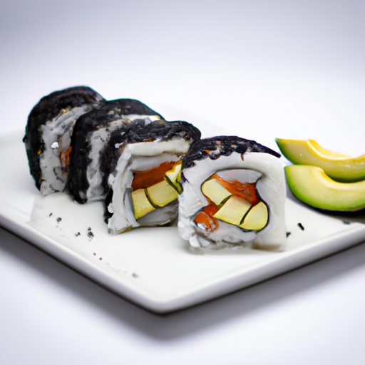 Sushirolky s lososem a avokádem