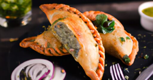 Rybí empanadas s chimichurri dipem