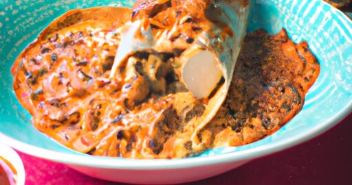 Kuřecí Enchiladas s fazolemi