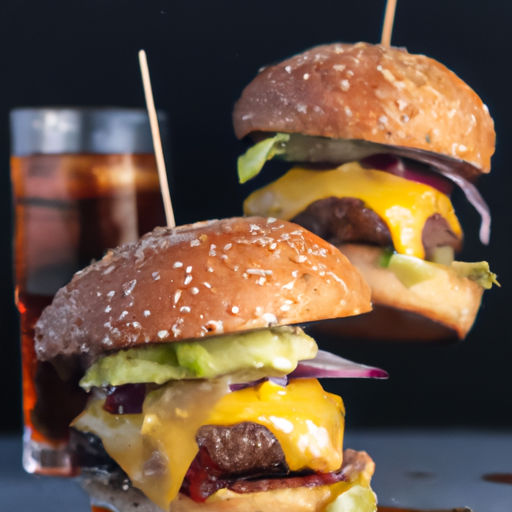 Hamburgery s hranolky a limonádou