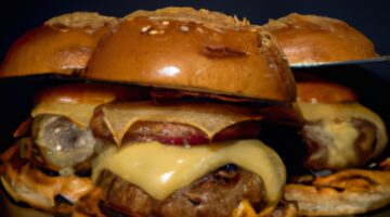 Sendvič s hamburgrem a hranolky