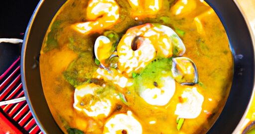 Moqueca de peixe a kokosové mléko