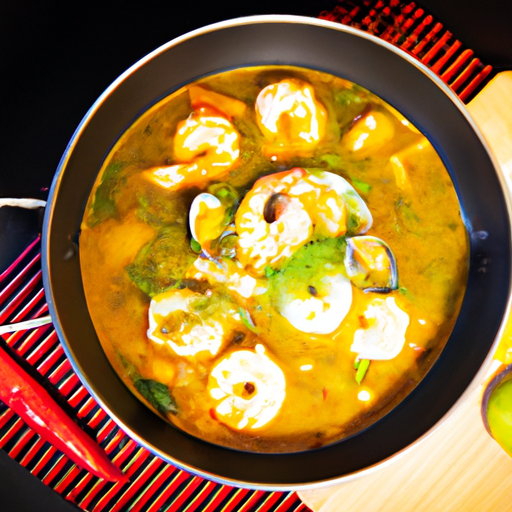 Moqueca de peixe a kokosové mléko