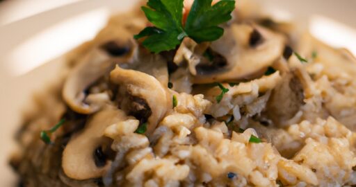 Risotto ai funghi champignon