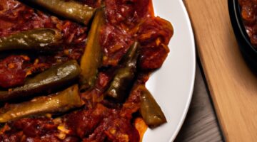 Hranolky s chedarem a jalapeños.