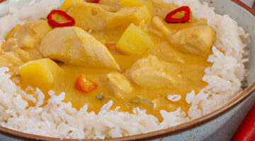 Kuřecí korma s rajčaty