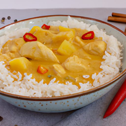 Kuřecí korma s rajčaty