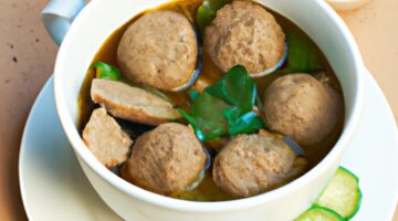 Bakso – indonéská polévka s masovými kuličkami