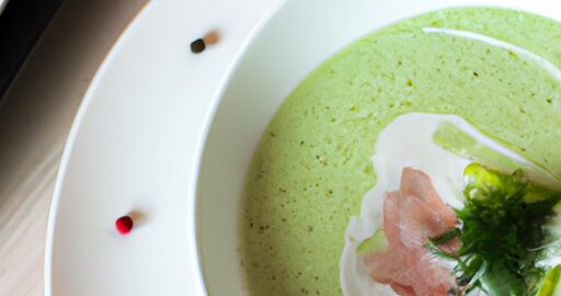 Vichyssoise polévka s pórkem a bramborem