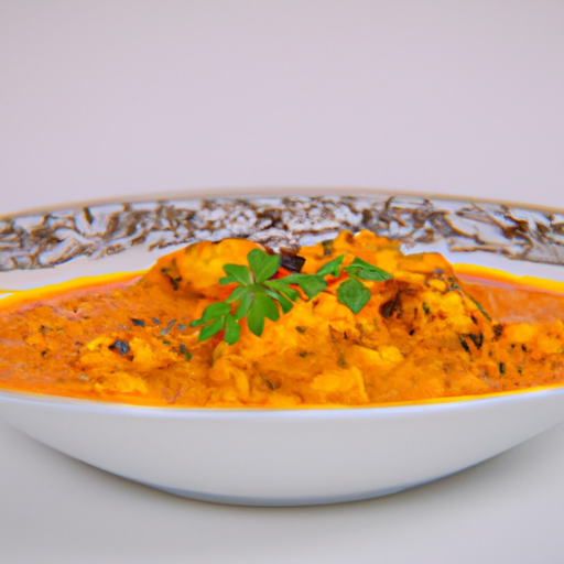 Kuřecí korma s mandlí a meruňkami