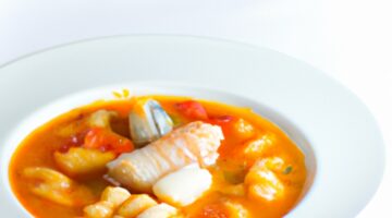Bouillabaisse rybí polévka s chlebem