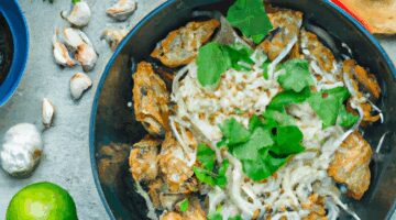 Bun cha – vietnamské vepřové maso s nudlemi