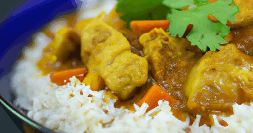 Kuřecí curry s bambusovými výhonky