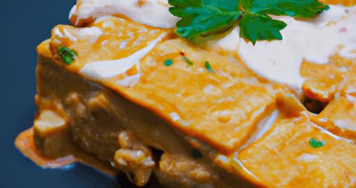 Veganské lasagne s tofu