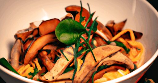 Pečený kachní vývar s nudlemi