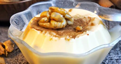 Korejský ořechový tofu pudink