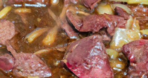 Pražské hovězí ve víně s křenem