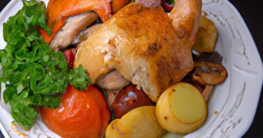 Kuře v normanském stylu