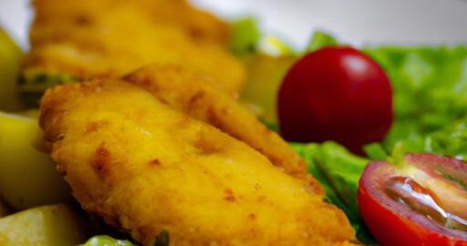 Křupavé kuře na salátové posteli