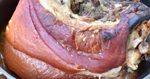 Tradiční pečené vepřové koleno