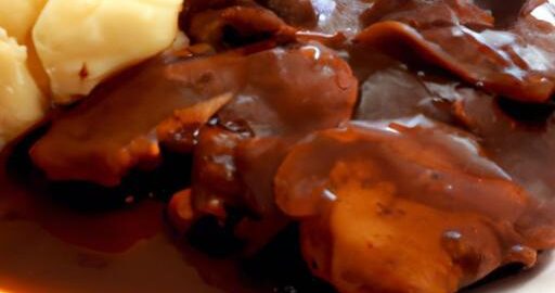 Český guláš s knedlíkem