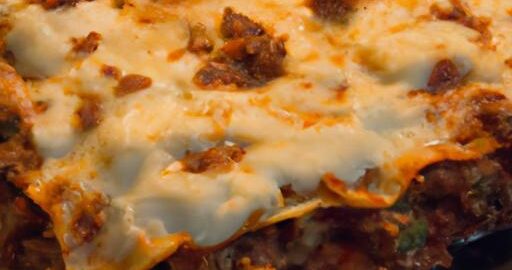 Lasagne s hovězím masem