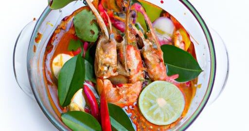 Thajská polévka Tom Yum