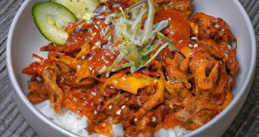 Korejský kuřecí bulgogi s rýží