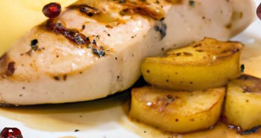 Pražská krůta s jablečným pyré