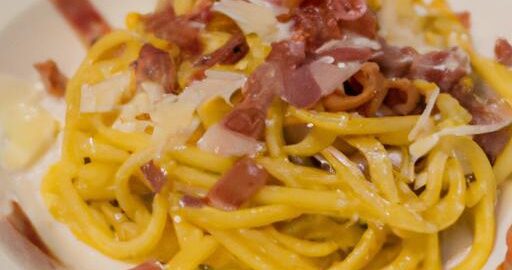 Těstoviny carbonara s parmskou šunkou
