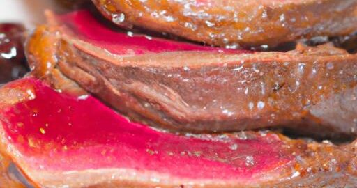 Kachní prsa na červeném víně