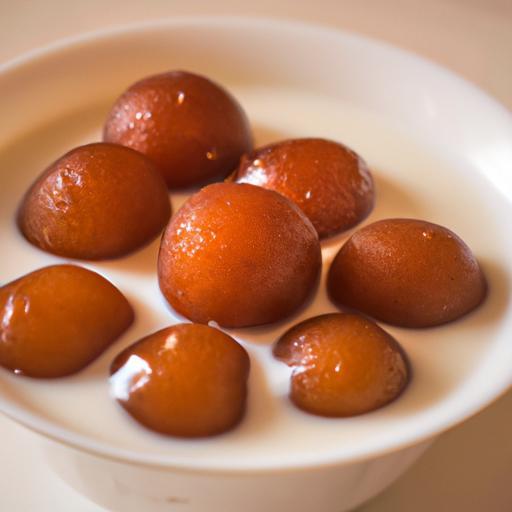 Špinákový gulab jamun s jogurtem