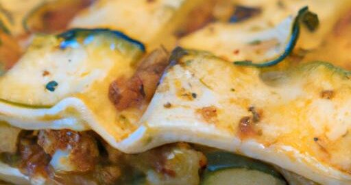 Veganské lasagne s cuketou a tofu