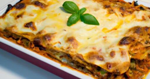 Lasagne alla Bolognese s bazalkou