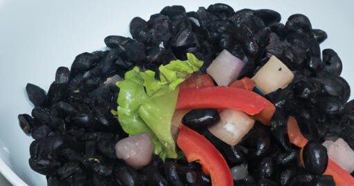 Brazilský salát z černých fazolí