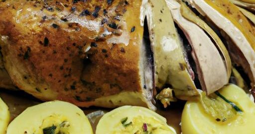 Pečená kachna s česnekovými knedlíčky