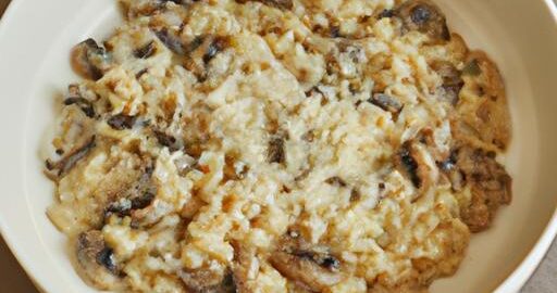 Rizoto s hřiby a parmezánem