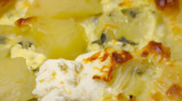 Bramborová quiche s kozím sýrem