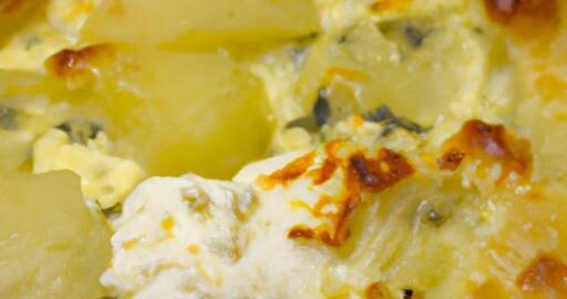 Bramborová quiche s kozím sýrem