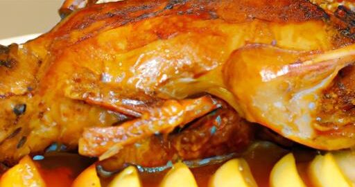 Pečená kachna s jablky a knedlíky